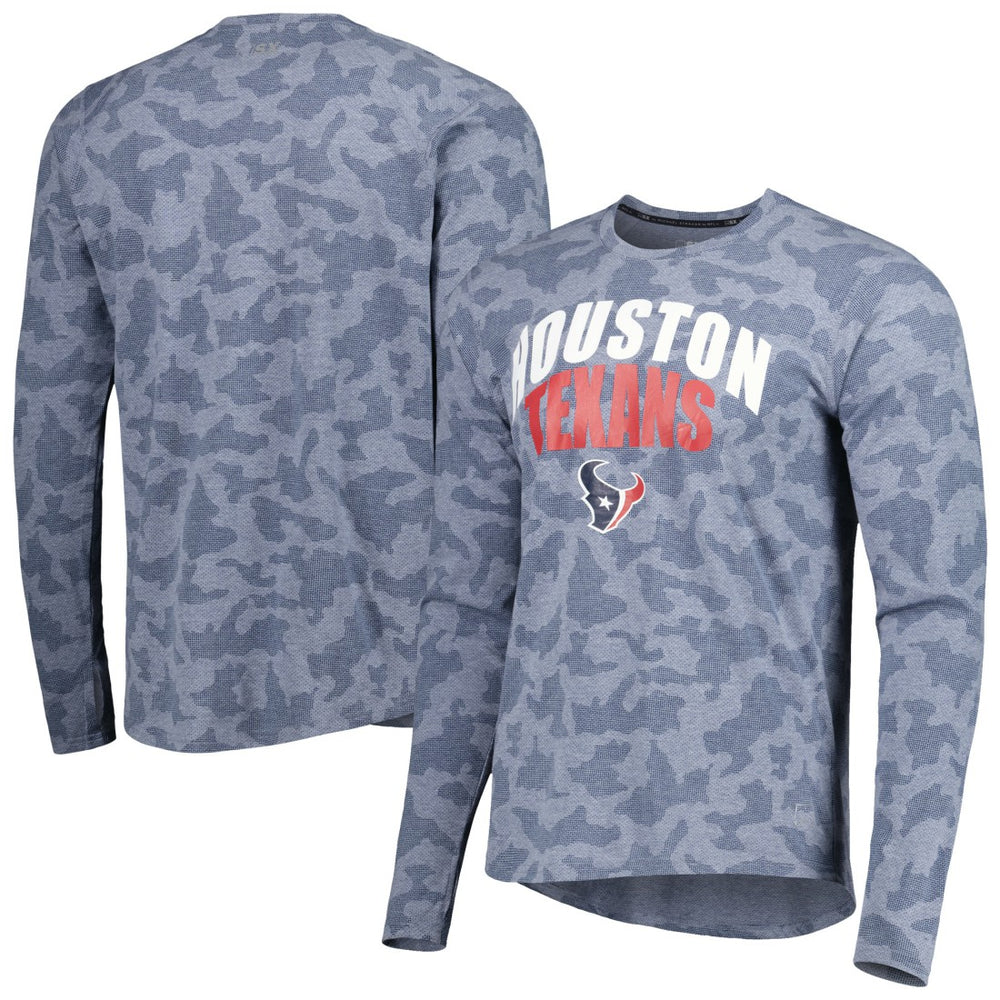 Houston Texans  MSX by Michael Strahan Performance Camo Long Sleeve T-Shirt