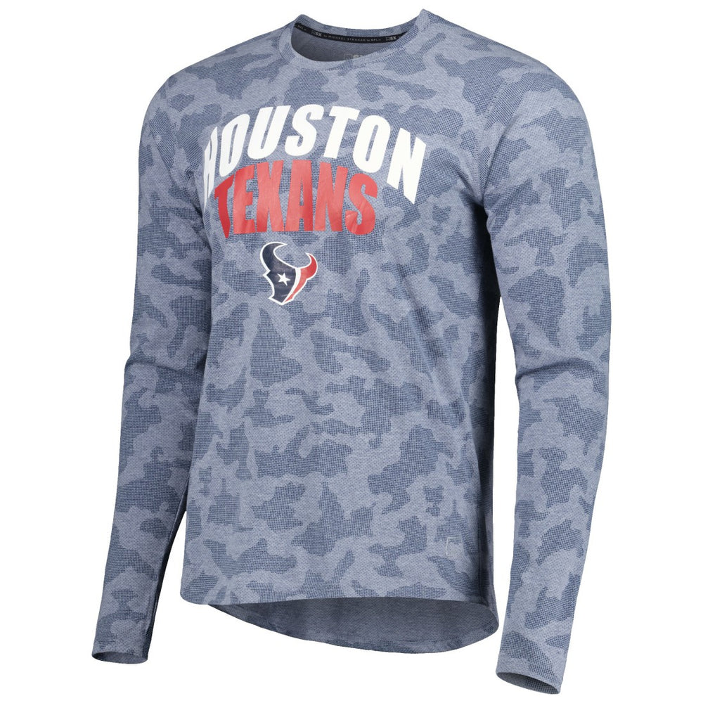 Houston Texans  MSX by Michael Strahan Performance Camo Long Sleeve T-Shirt