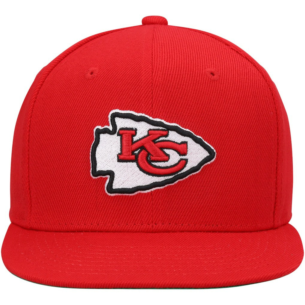 Kansas City Chiefs Mitchell & Ness Youth Gridiron Classics Ground Snapback Hat