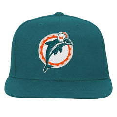 Miami Dolphins Mitchell & Ness Youth Gridiron Classics Ground Snapback Hat