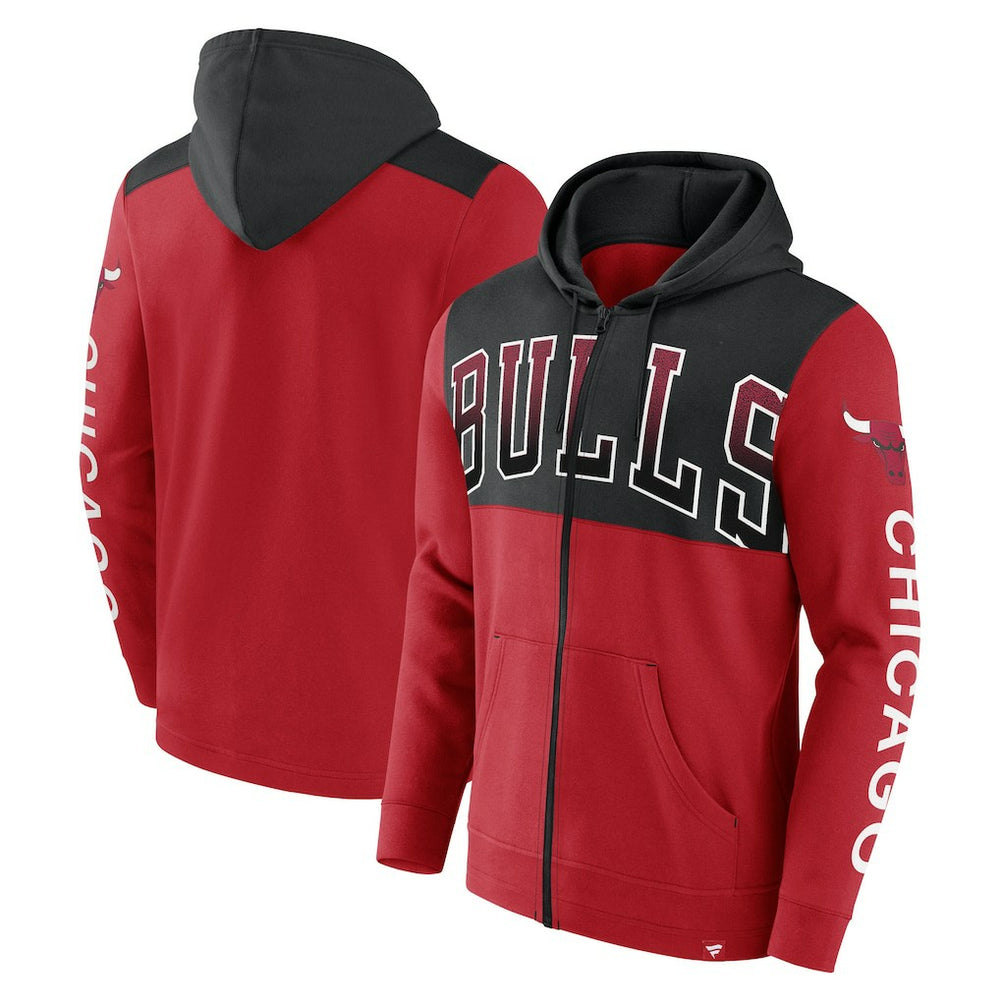 Chicago Bulls Skyhook Colorblock Full-Zip Hoodie On Sale