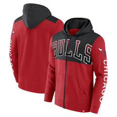Chicago Bulls Skyhook Colorblock Full-Zip Hoodie On Sale