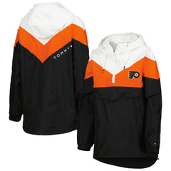 Philadelphia Flyers Tommy Hilfiger Women's Staci Half-Zip Windbreaker Jacket Sale