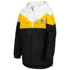 Pittsburgh Penguins Tommy Hilfiger Women's Staci Half-Zip Windbreaker Jacket Outlet