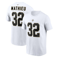 New Orleans Saints Nike Tyrann Mathieu  Player Name & Number T-Shirt