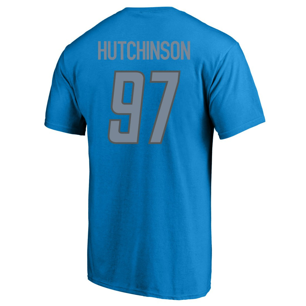 Detroit Lions Fanatics Aidan Hutchinson  Big & Tall Player Name & Number T-Shirt