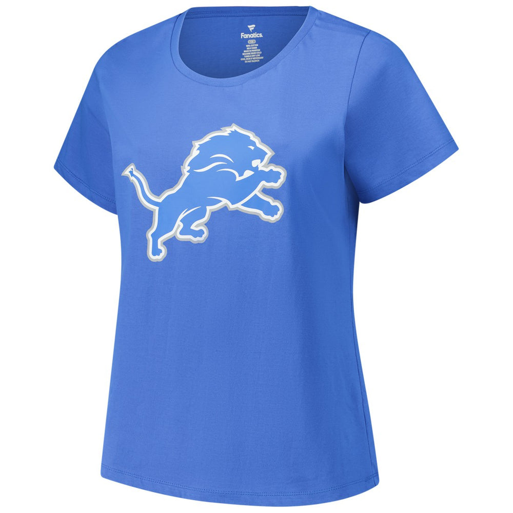 Detroit Lions  Aidan Hutchinson  Women's Plus Size Fair Catch Name & Number Scoop Neck T-Shirt