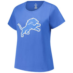Detroit Lions  Aidan Hutchinson  Women's Plus Size Fair Catch Name & Number Scoop Neck T-Shirt