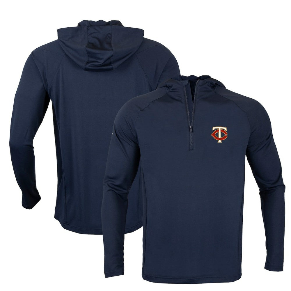 Minnesota Twins Levelwear Zander Insignia Core Quarter-Zip Pullover Hoodie | MLB Near me