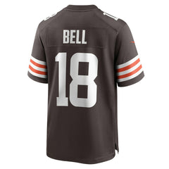 Cleveland Browns Nike David Bell  Game Jersey