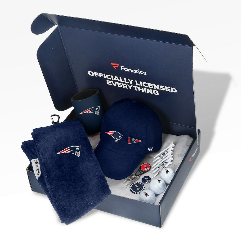 New England Patriots Fanatics Pack Golf-Themed Gift Box
