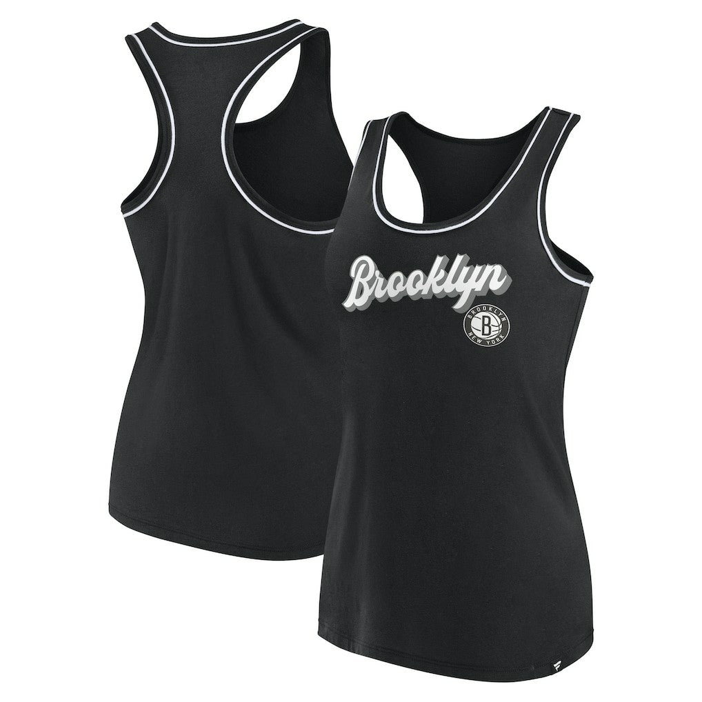 Brooklyn Nets Women's Wordmark Logo Racerback Tank Top Online