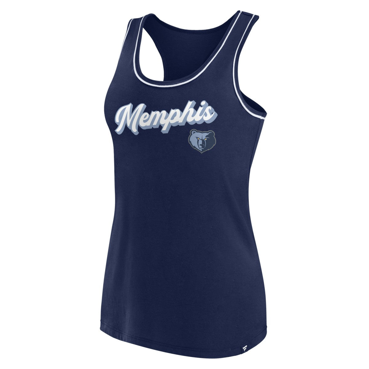Memphis Grizzlies Women's Wordmark Logo Racerback Tank Top Outlet