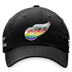 Detroit Red Wings Fanatics Team Logo Pride Adjustable Hat On Sale