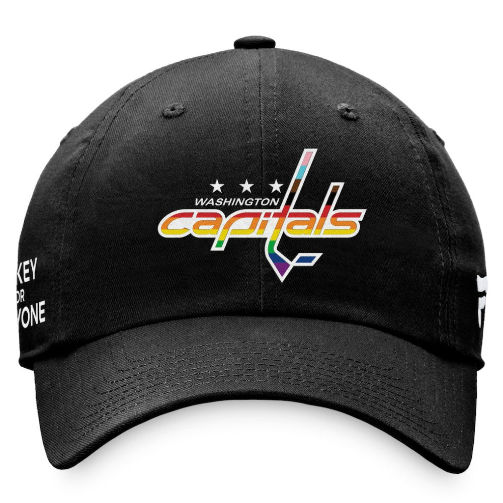 Washington Capitals Fanatics Team Logo Pride Adjustable Hat Online