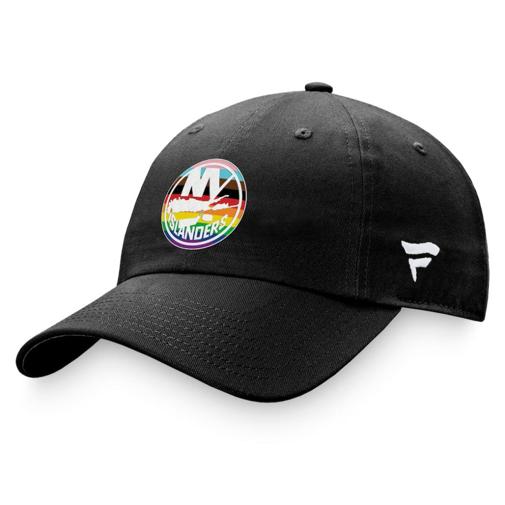 New York Islanders Fanatics Team Logo Pride Adjustable Hat On Sale