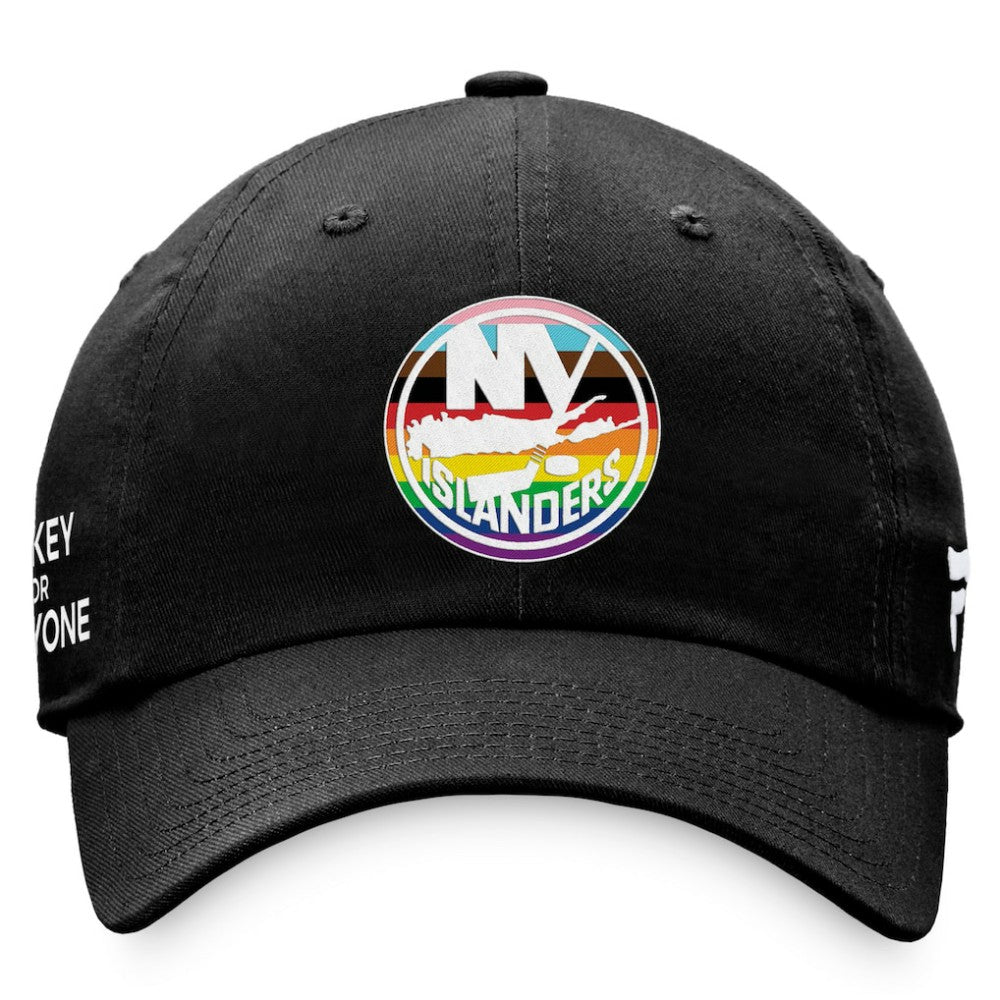New York Islanders Fanatics Team Logo Pride Adjustable Hat On Sale