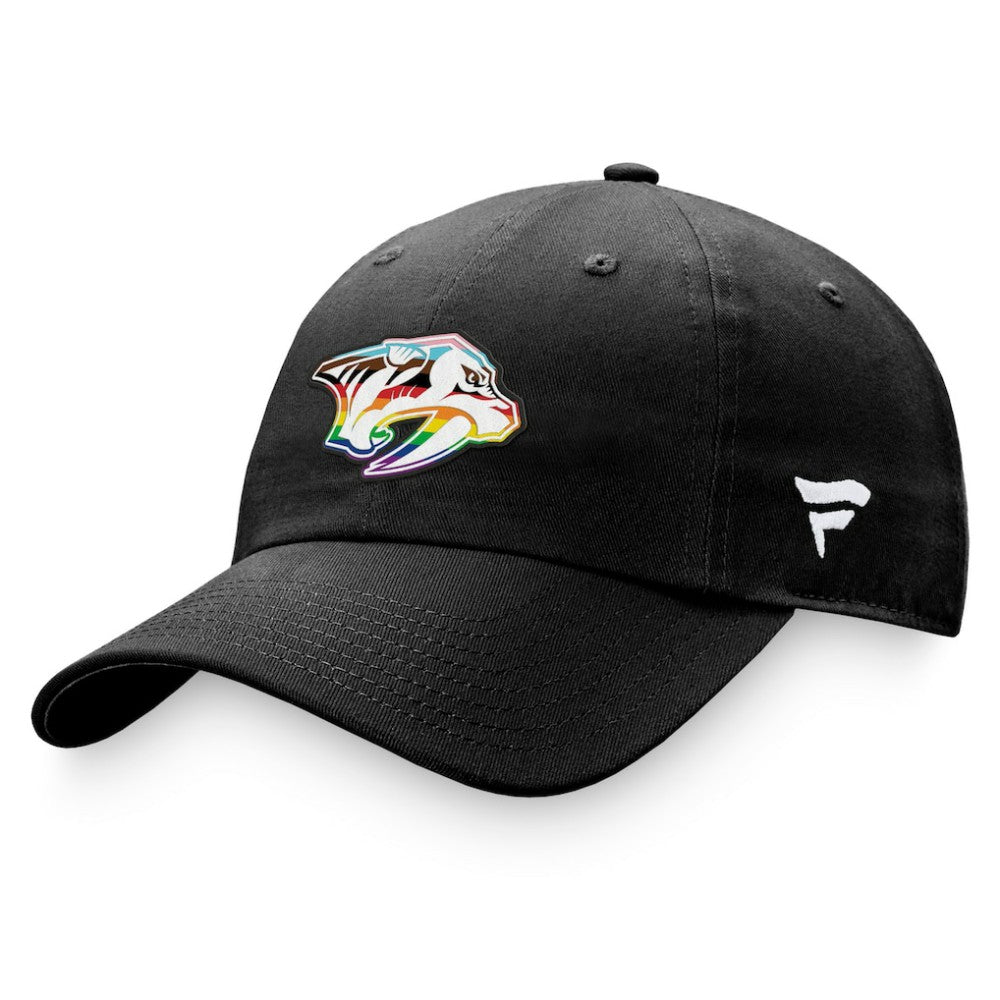 Nashville Predators Fanatics Team Logo Pride Adjustable Hat On Sale