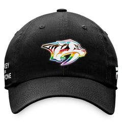 Nashville Predators Fanatics Team Logo Pride Adjustable Hat On Sale