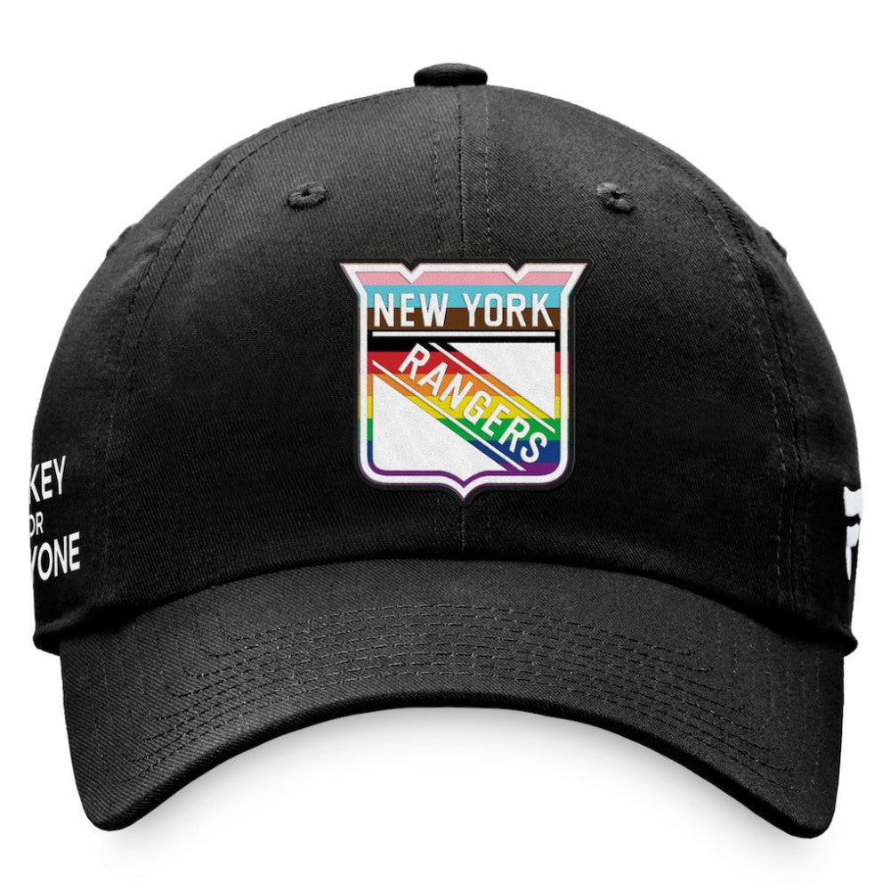 New York Rangers Fanatics Team Logo Pride Adjustable Hat Discount