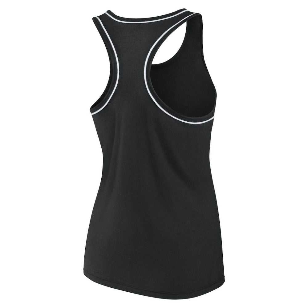 Pittsburgh Penguins Fanatics Women's Wordmark Logo Racerback Scoop Neck Tank Top For Sale