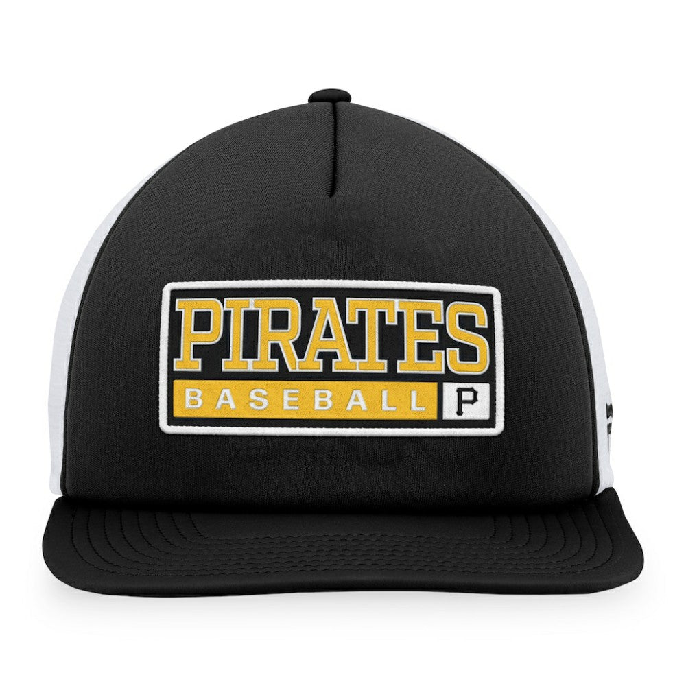 Pittsburgh Pirates Majestic Foam Trucker Snapback Hat | MLB For sale