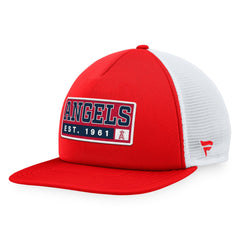 Los Angeles Angels Majestic Foam Trucker Snapback Hat | MLB Outlet