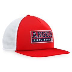 Los Angeles Angels Majestic Foam Trucker Snapback Hat | MLB Outlet