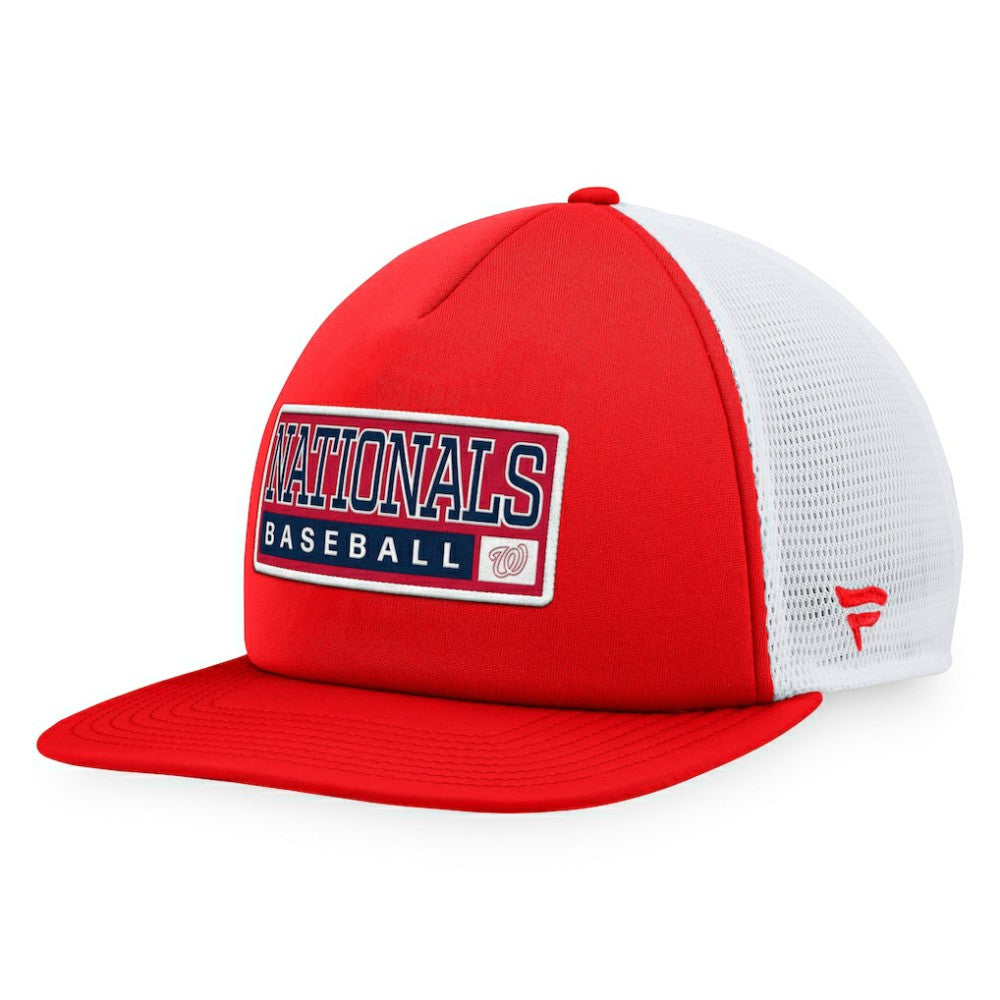 Washington Nationals Majestic Foam Trucker Snapback Hat | MLB New