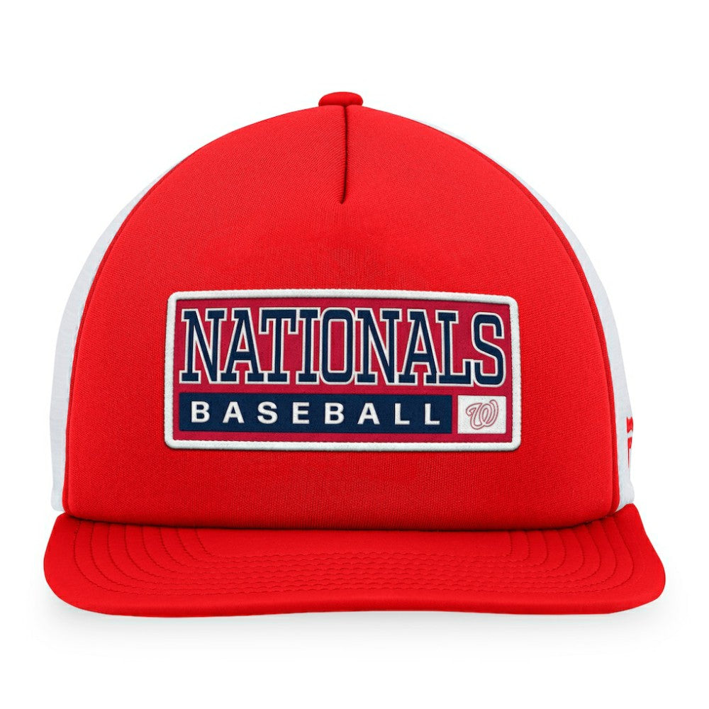 Washington Nationals Majestic Foam Trucker Snapback Hat | MLB New