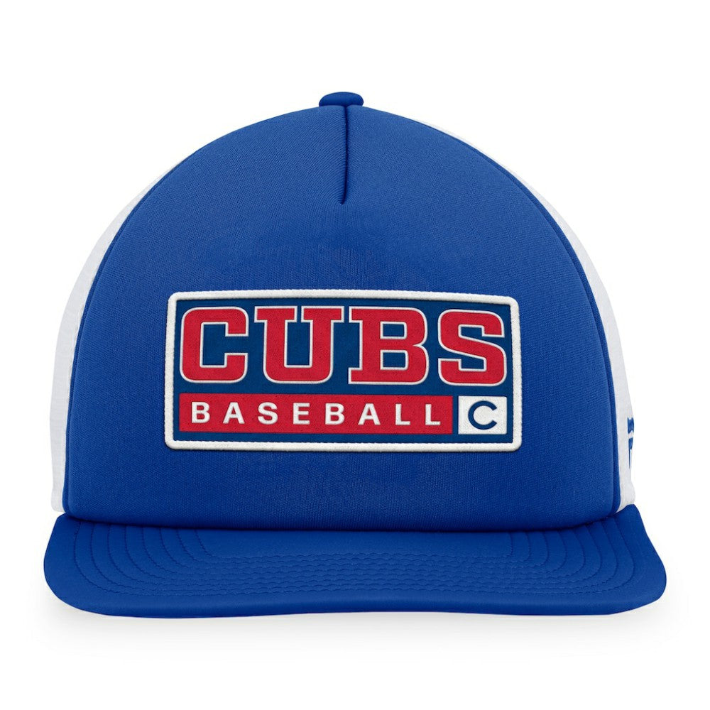 Chicago Cubs Majestic Foam Trucker Snapback Hat | MLB Shop