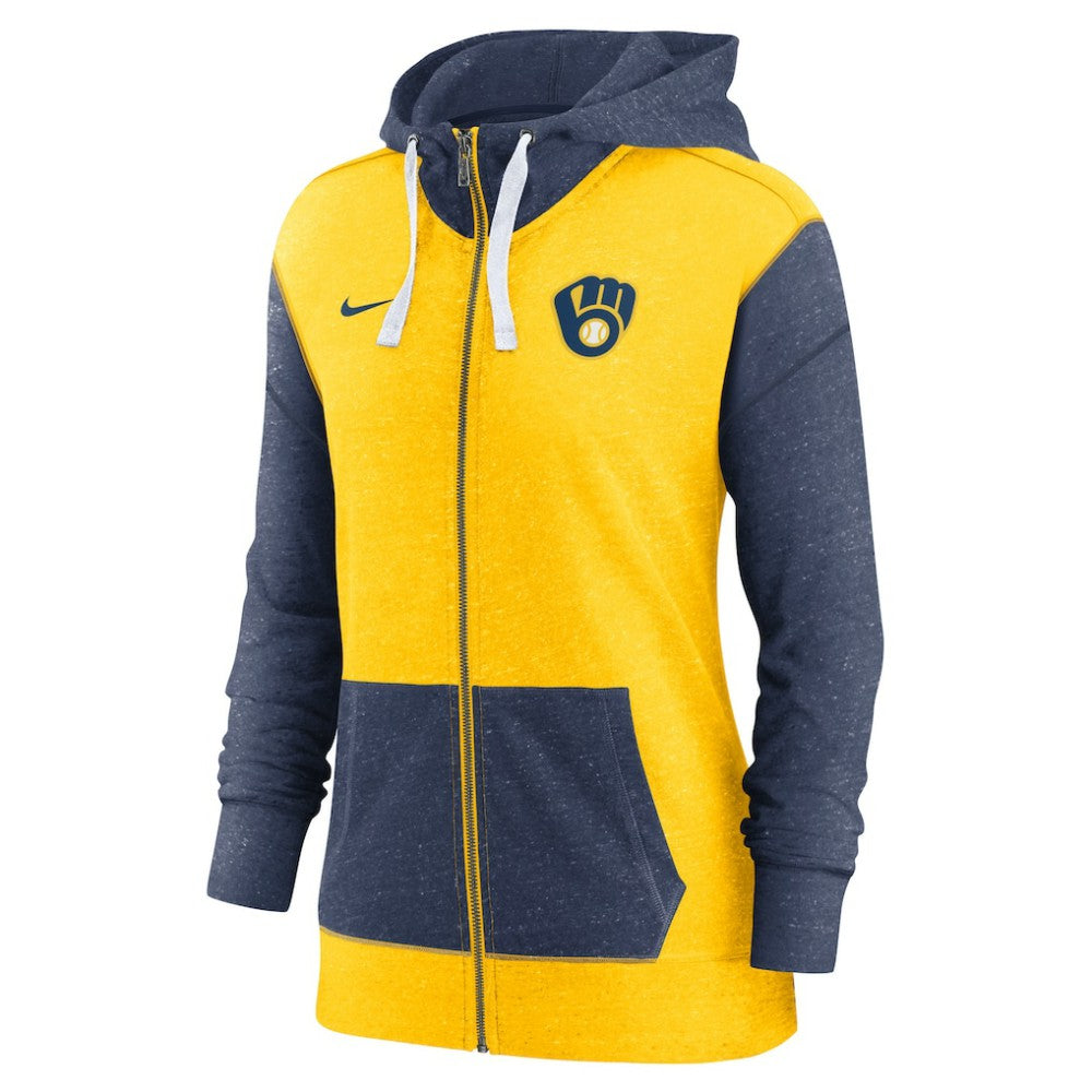 Milwaukee Brewers Nike Women's Full-Zip Hoodie | MLB Online