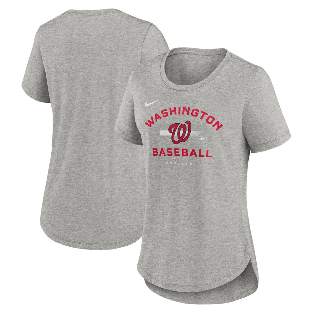 Washington Nationals Nike Women's Hot Prospect Tri-Blend T-Shirt | MLB Discount