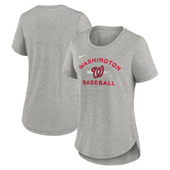 Washington Nationals Nike Women's Hot Prospect Tri-Blend T-Shirt | MLB Discount