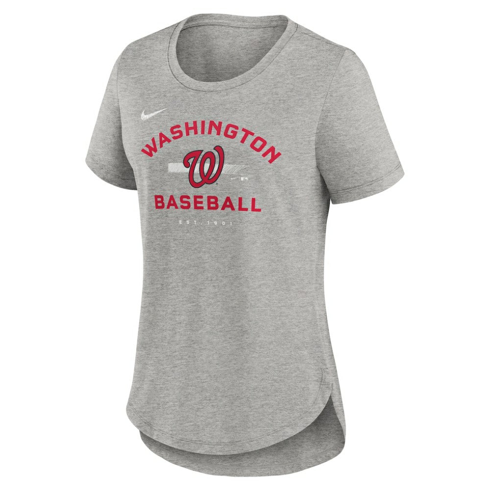 Washington Nationals Nike Women's Hot Prospect Tri-Blend T-Shirt | MLB Discount