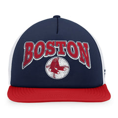 Boston Red Sox Fanatics Heritage Foam Front Trucker Snapback Hat | MLB Discount