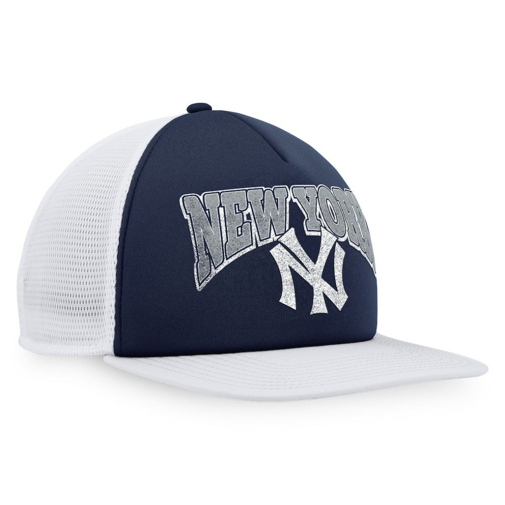New York Yankees Fanatics Heritage Foam Front Trucker Snapback Hat | MLB For sale