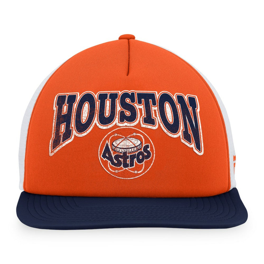 Houston Astros Fanatics Heritage Foam Front Trucker Snapback Hat | MLB Sale