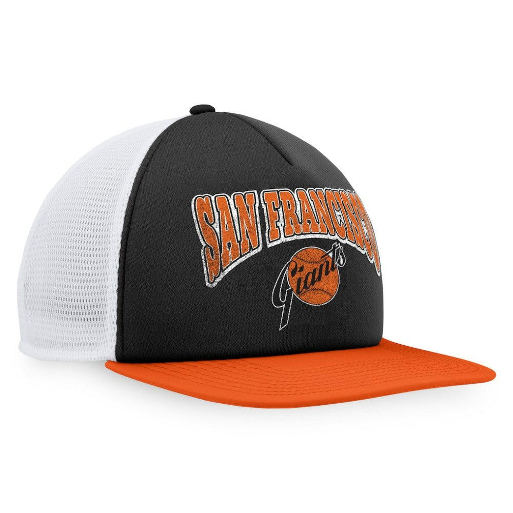 San Francisco Giants Fanatics Heritage Foam Front Trucker Snapback Hat | MLB New