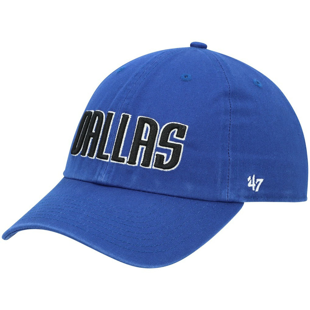 Dallas Mavericks '47 Clean Up Wordmark Adjustable Hat sale Online