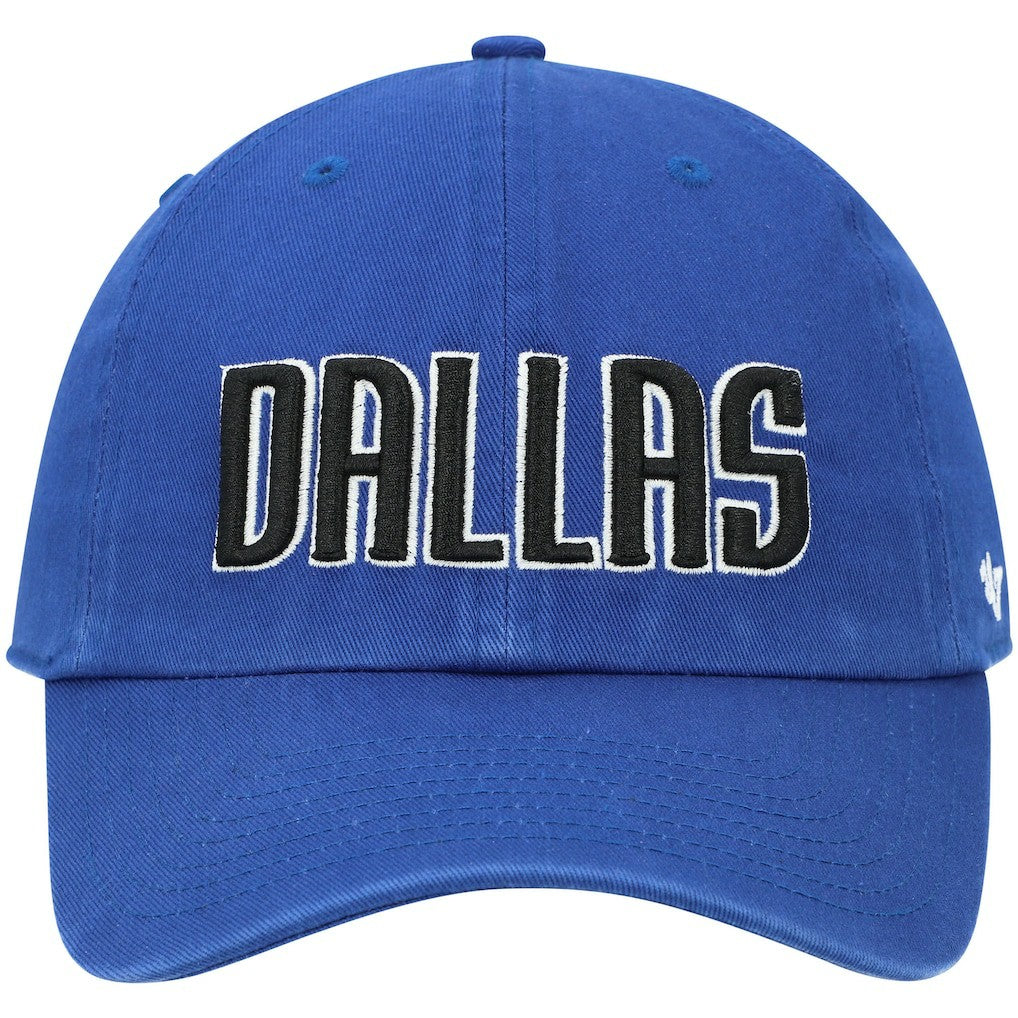 Dallas Mavericks '47 Clean Up Wordmark Adjustable Hat sale Online
