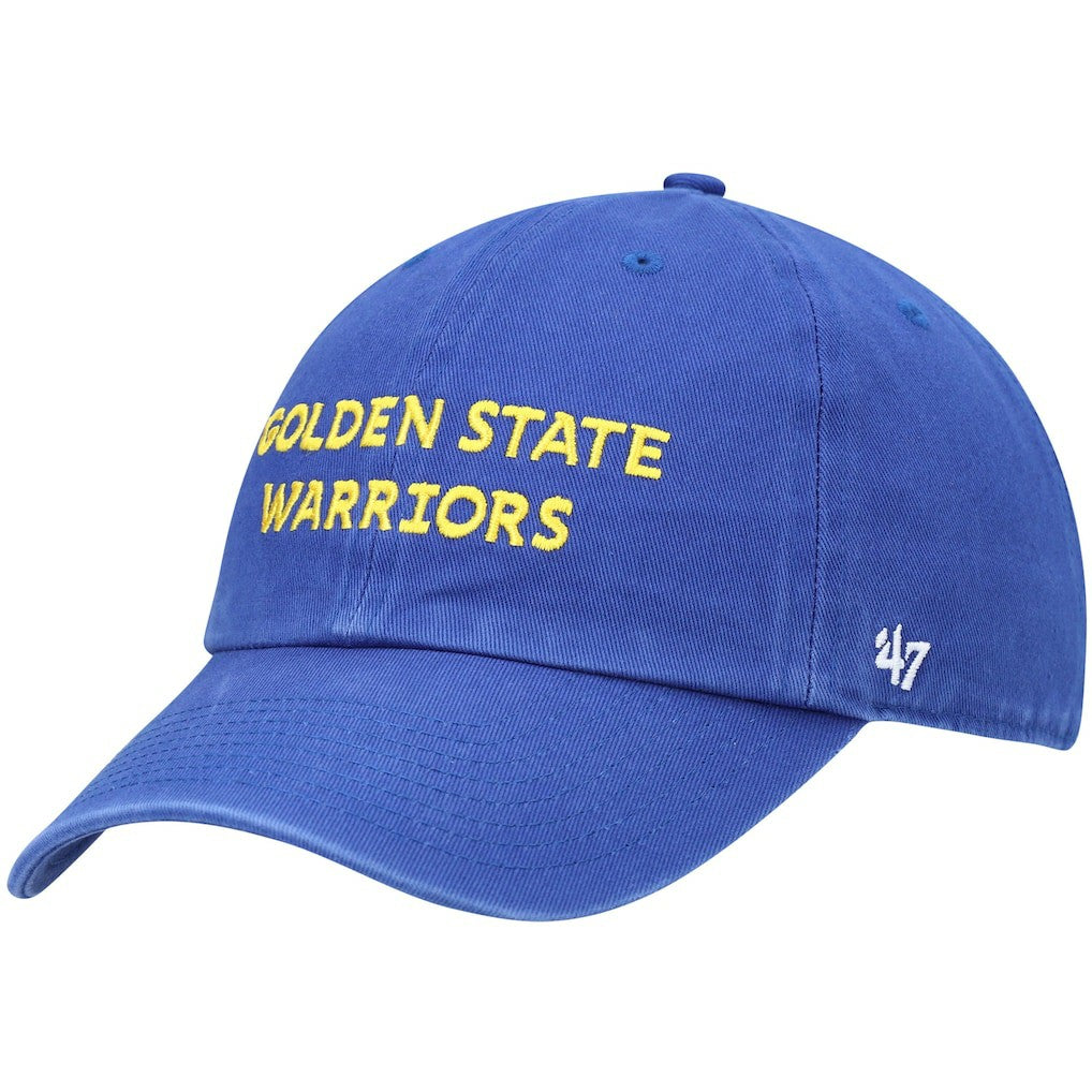Golden State Warriors '47 Clean Up Wordmark Adjustable Hat sale For Sale