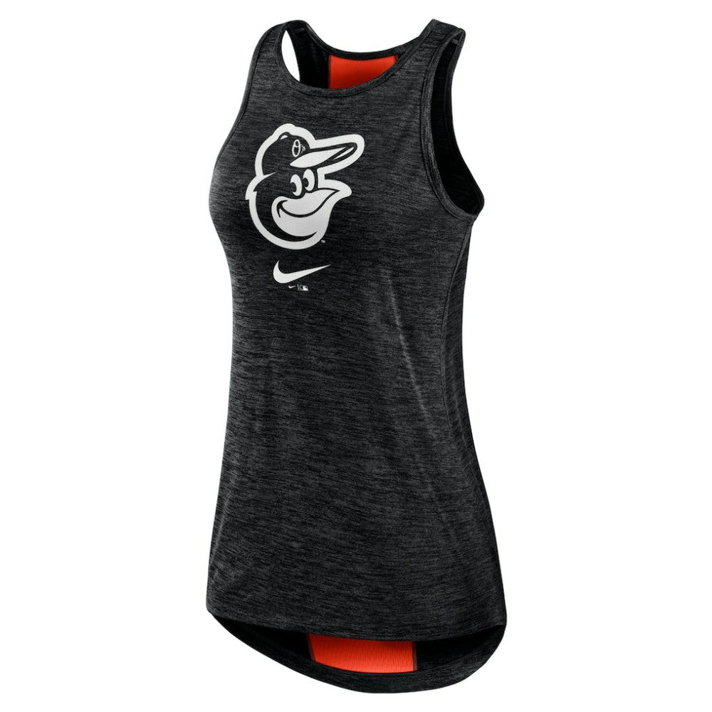 Baltimore Orioles Nike Women's Right Mix High Neck Tank Top | MLB Discount