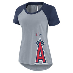 Los Angeles Angels Nike Women's Summer Breeze Raglan Fashion T-Shirt | MLB On Sale