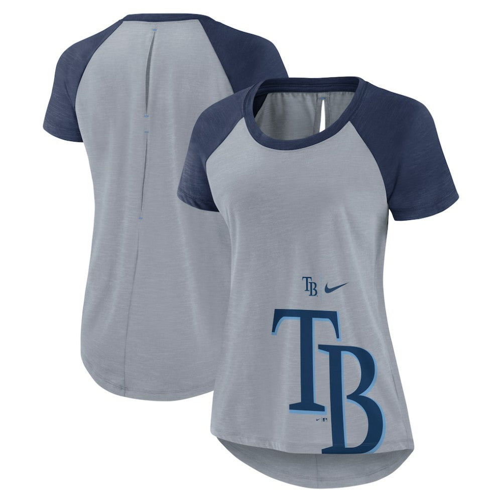 Tampa Bay Rays Nike Women's Summer Breeze Raglan Fashion T-Shirt | MLB Outlet