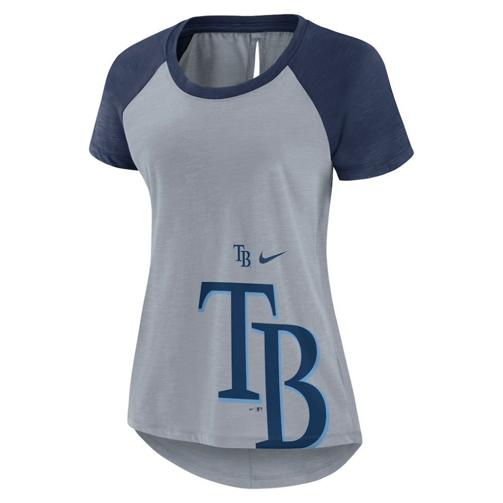 Tampa Bay Rays Nike Women's Summer Breeze Raglan Fashion T-Shirt | MLB Outlet