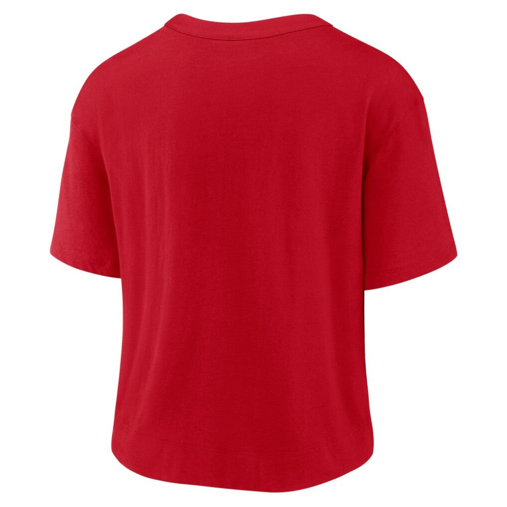 St. Louis Cardinals Nike Women's Line Up High Hip Fashion T-Shirt | MLB Shop