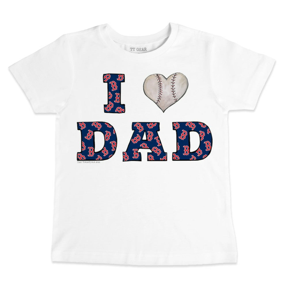 Boston Red Sox Tiny Turnip Youth I Love Dad T-Shirt | MLB New