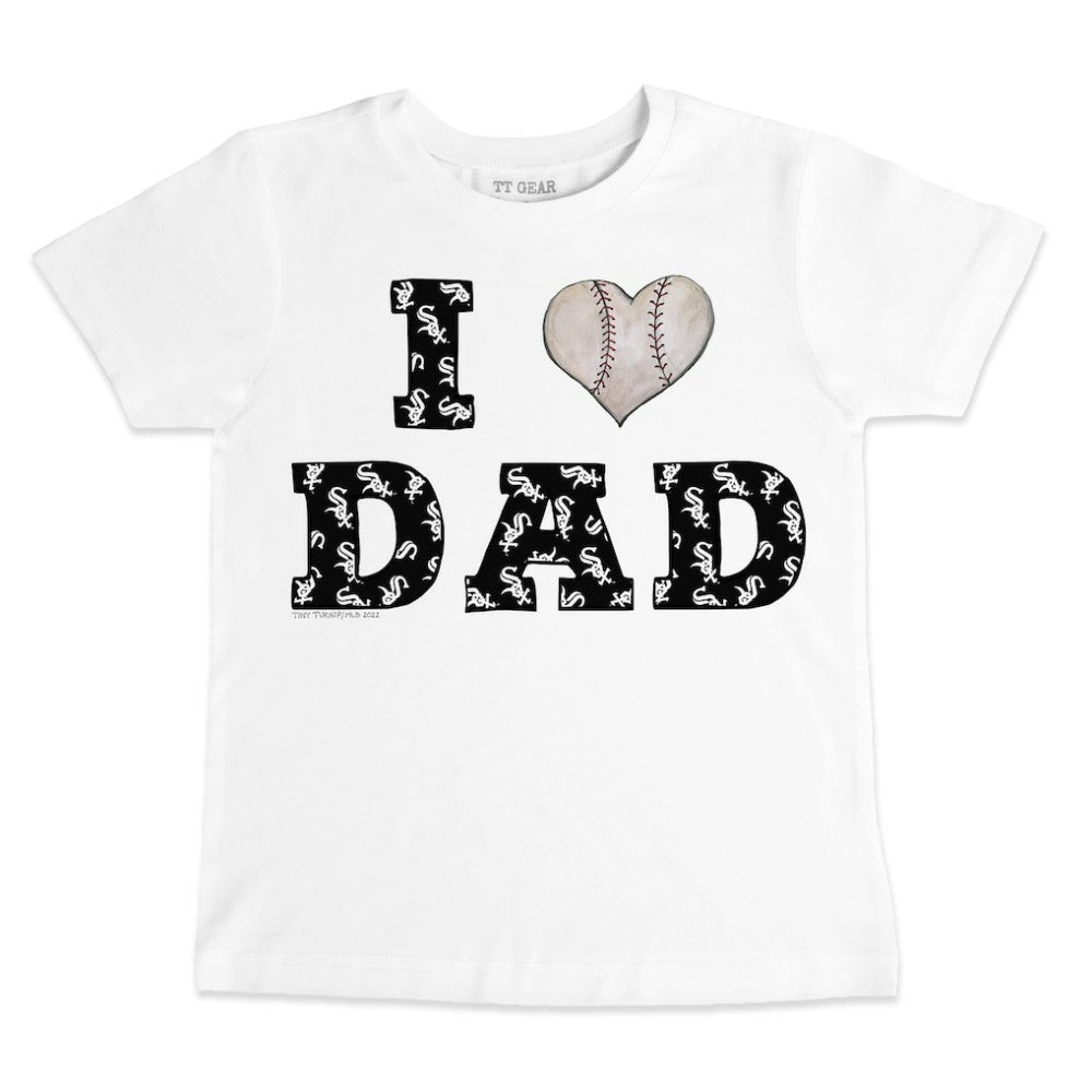 Chicago White Sox Tiny Turnip Youth I Love Dad T-Shirt | MLB Outlet