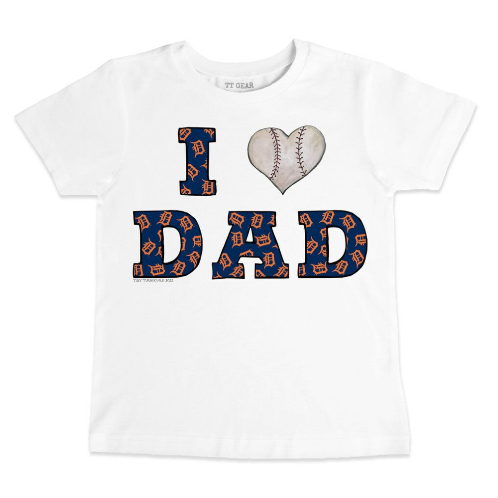Detroit Tigers Tiny Turnip Youth I Love Dad T-Shirt | MLB Near me